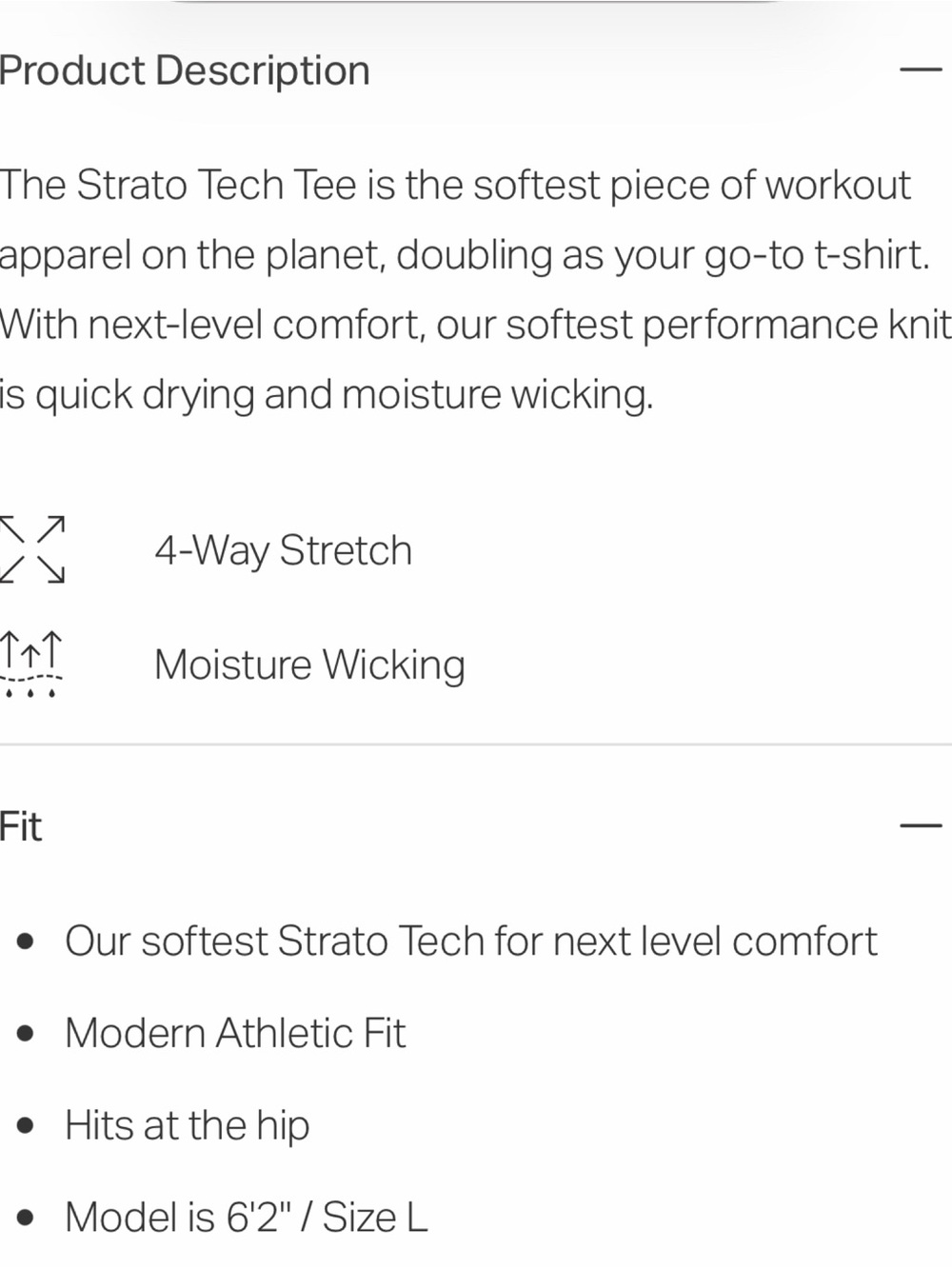 NWT | Vuori Men’s Strato Tech Tee | XL | Stormy Heather - Picture 6 of 7